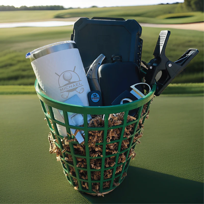 Cigar Lovers Golf Gift Basket 