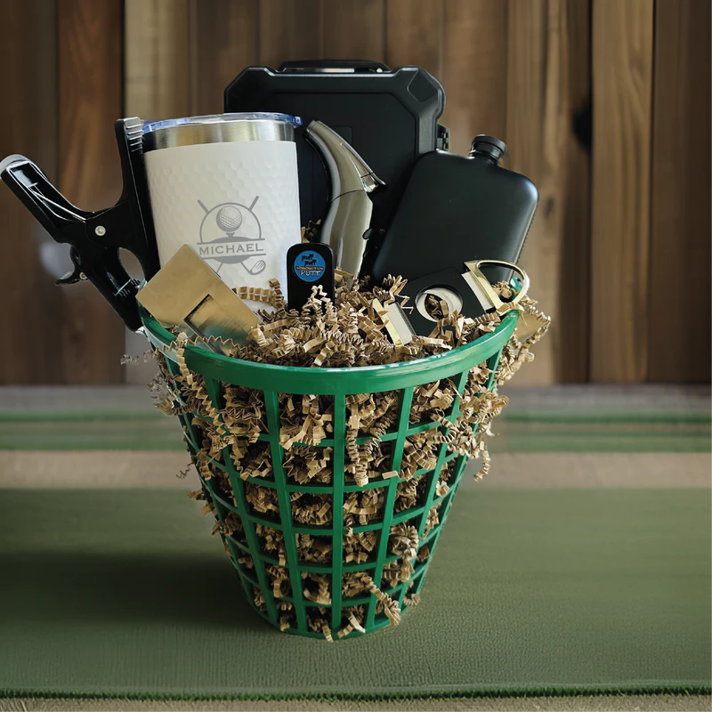 Cigar Lovers Golf Gift Basket 