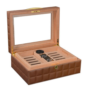 Personalized Leather Humidor
