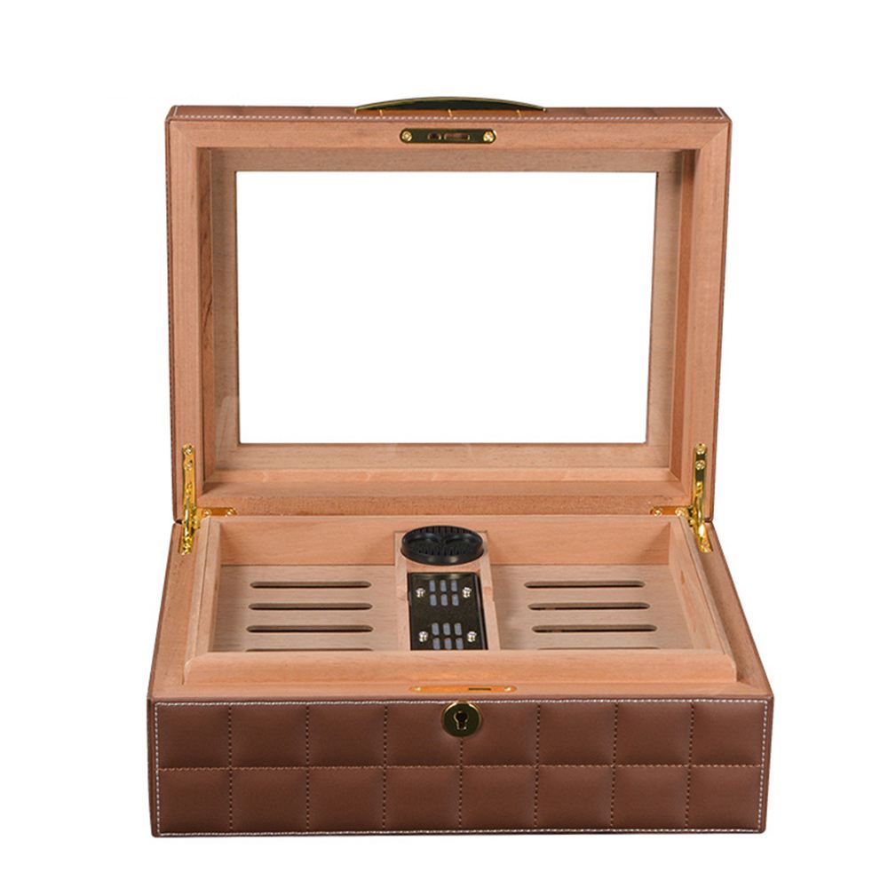 Personalized Leather Humidor 