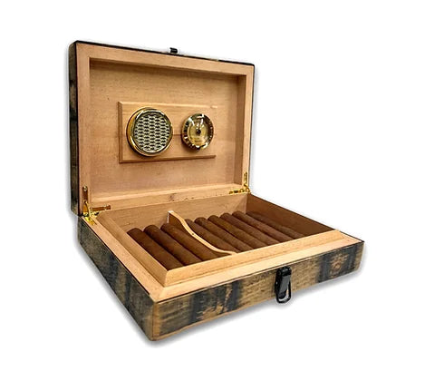 Bourbon Barrel Stave Humidor 