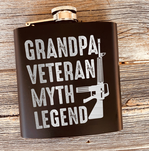 Grandpas A Legend Flask