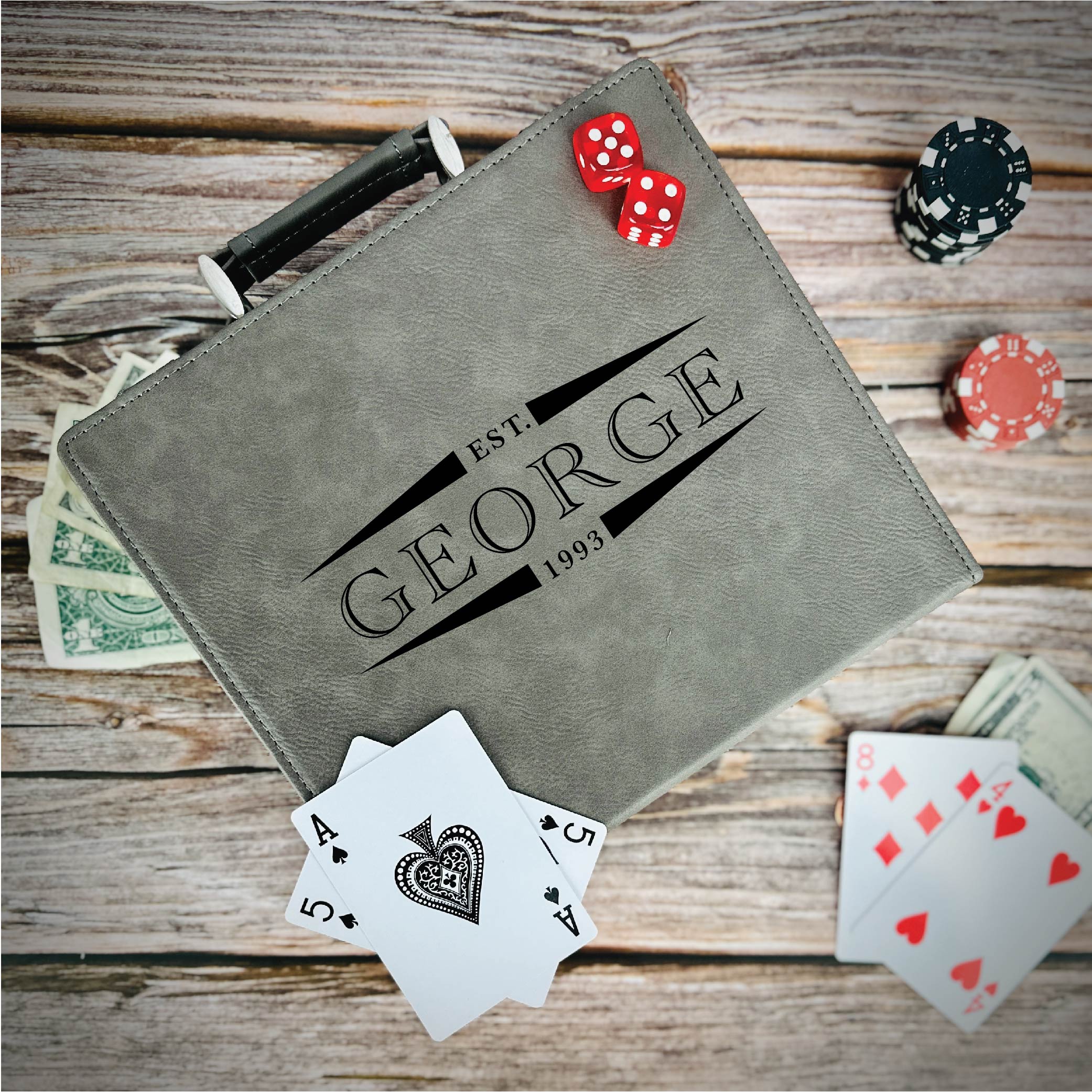 Personalized Poker Set 