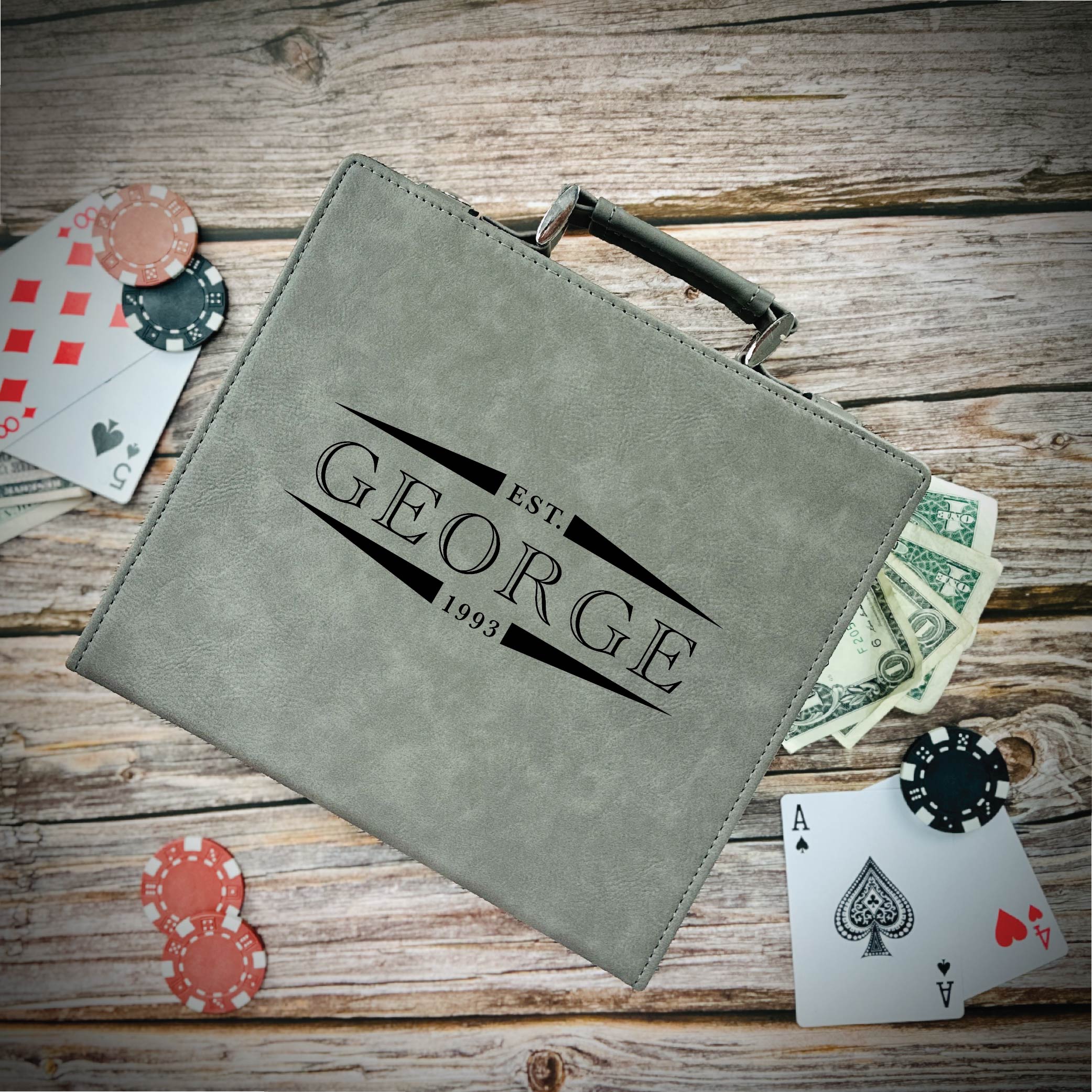 Personalized Poker Set 