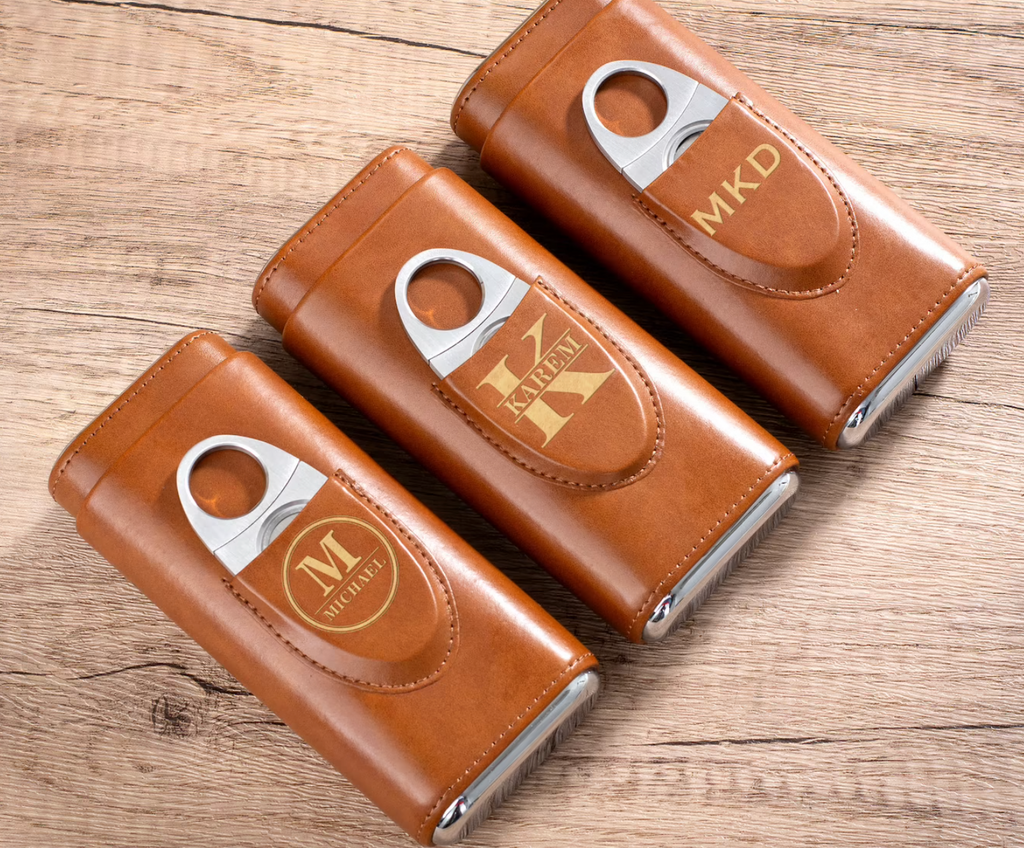 Custom Leather Cigar Case 