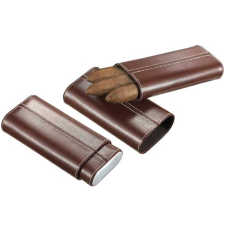 Handsome Leather Cigar Case 