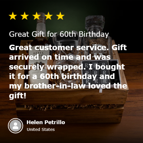Whiskey Crate Gift Set 