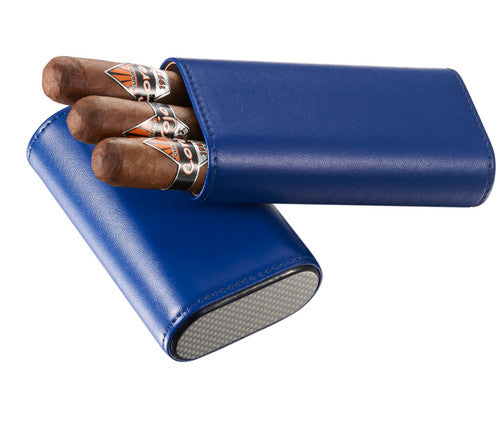 Genuine Top Grain Leather Cigar Case 