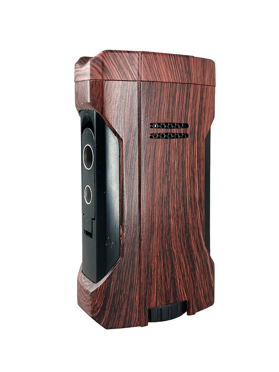 Wooden Quad Flame Torch Lighter 