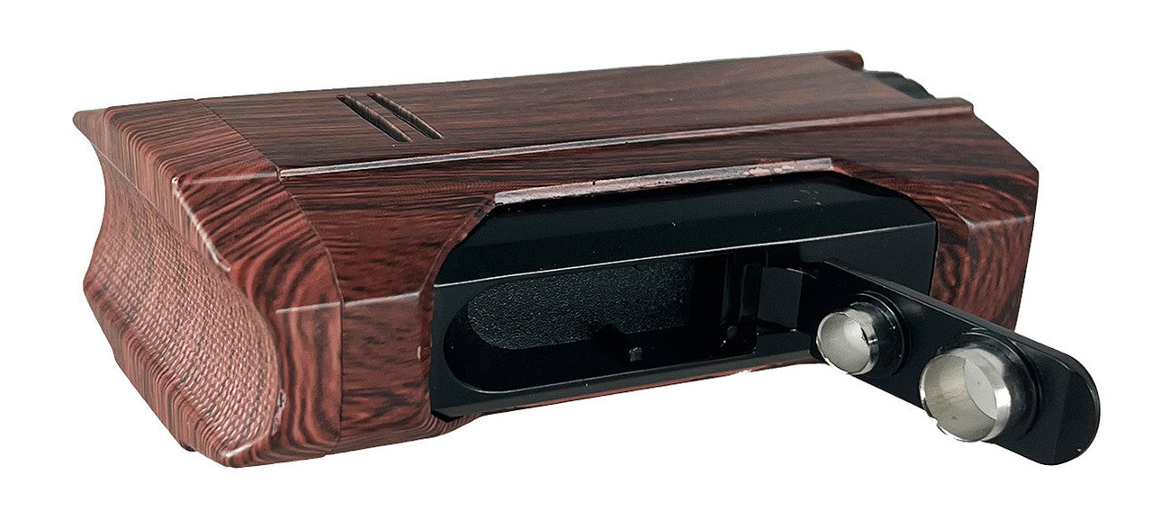 Wooden Quad Flame Torch Lighter 