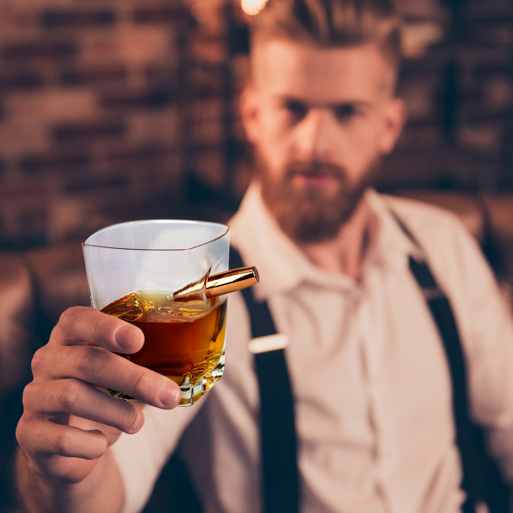 Bullet Proof Whiskey Glass 