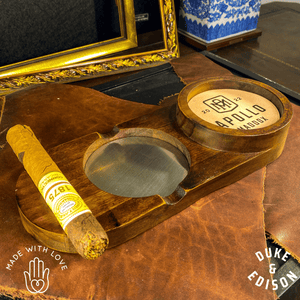 Custom Monogram Wood Cigar Ashtray