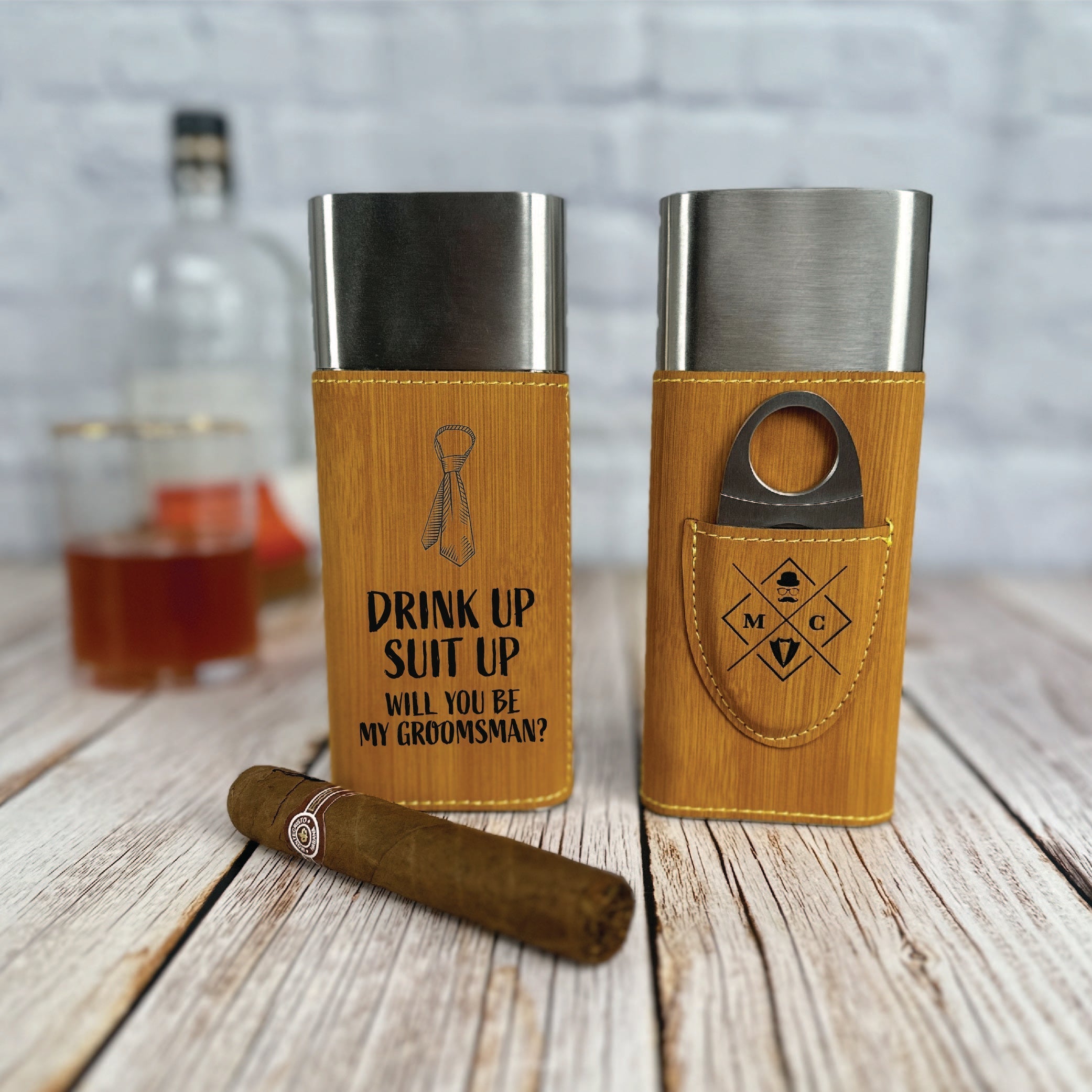 Puff And Swig Groomsmen Proposal 