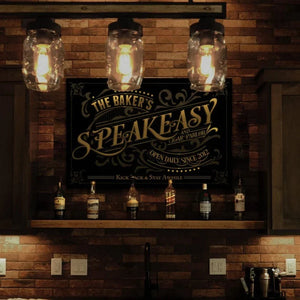 Personalized Speakeasy Cigar Parlor Sign