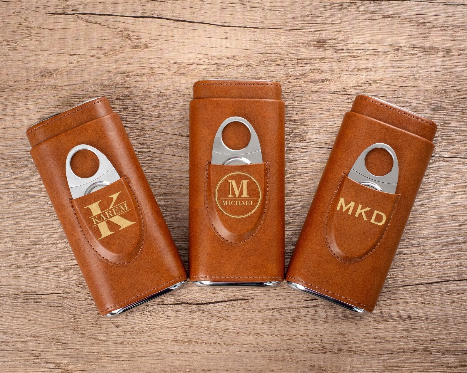 Custom Leather Cigar Case 
