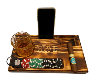 Personalized Wood Poker Ashray